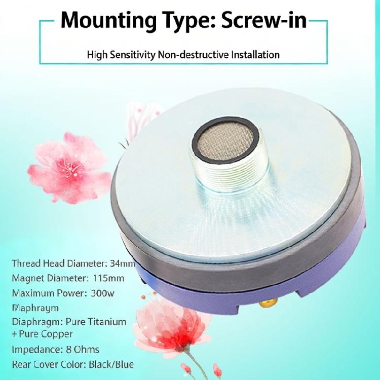 Strong 300W Magnetic 8ohm Resistance 44 Component Metal Tweeter Speaker For Music Incidents And Sound Equipment