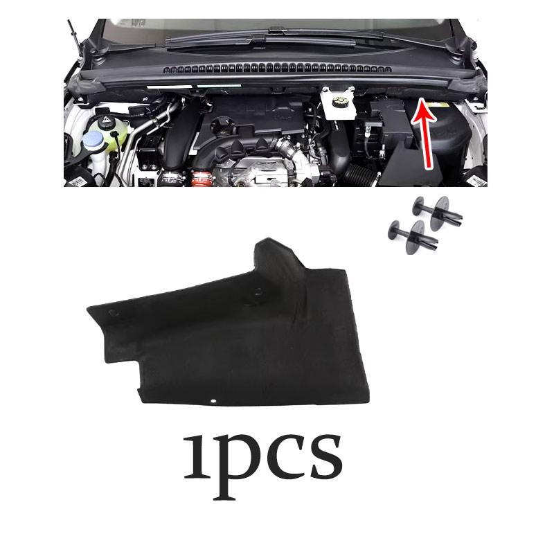Motorhaubendämmmatte für Peugeot 3008 T84 2008~2016 2009 Motorabdeckung Unterer Liner Baumwolle Schalldämmende Hitzematte Teil Zubehör