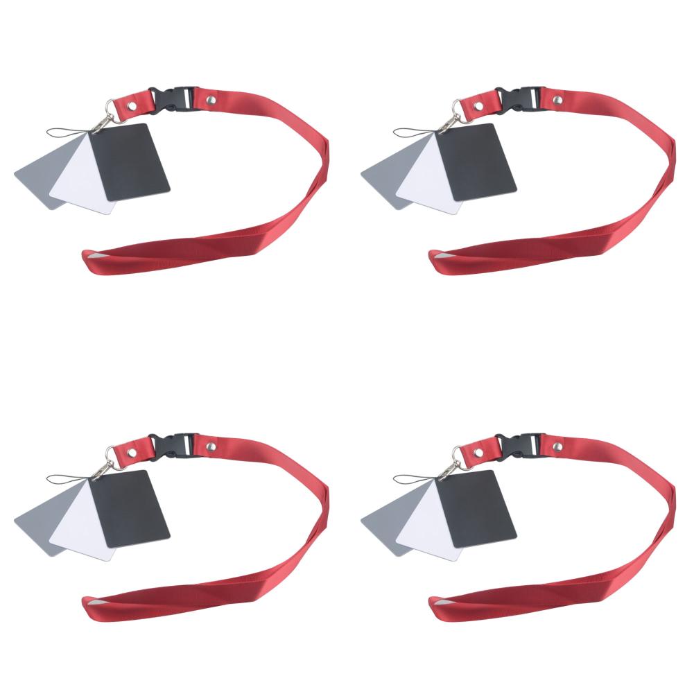 

Карты балансировки 3 в 1 Карты калибровки цвета с шейным ремешком для цифровых камер