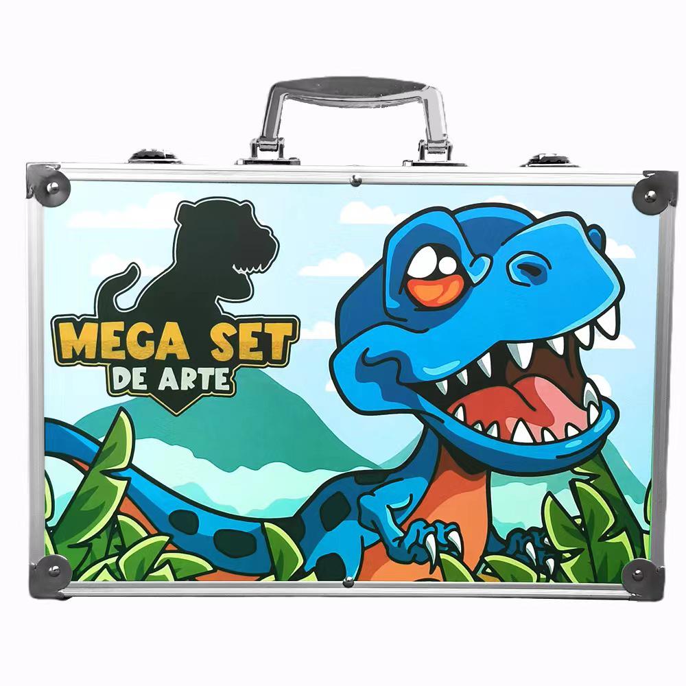 

Набор кистей для рисования из 145 предметов в двухслойном алюминиевом боксе для детского искусства и принадлежностей для акварельной живописи Colored