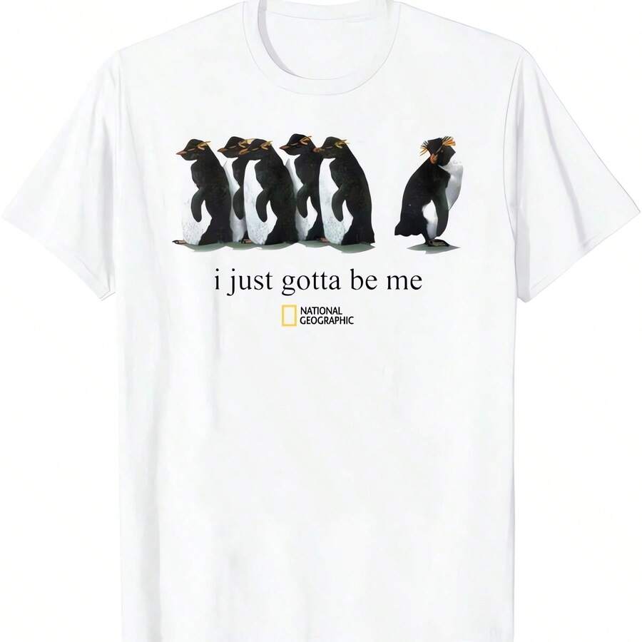 I Just Gotta Be Me Penguin Premium T-Shirt For Unisex L