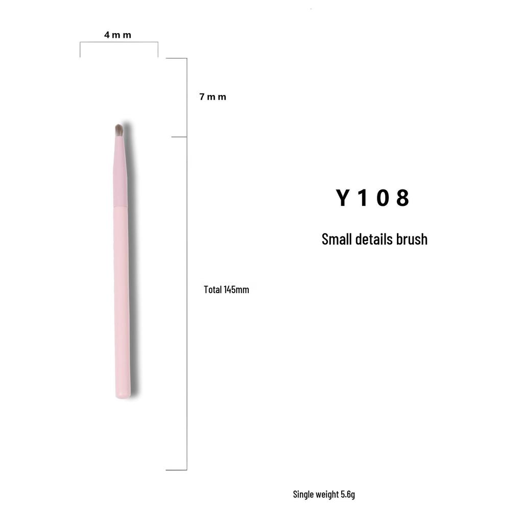 Nowy Fancy Elf Zestaw 8 Pędzli do Makijażu: Pędzle do pudru, cieni do powiek i nóż