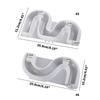 U-shaped Silicone Candle Holder Mold for DIY Home Decorations Arch Shaped Candlestick Mould Reusable Resin Casting Mold