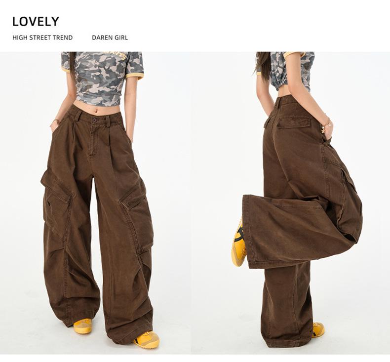 Women's High Waist Wide-Leg Jeans - Autumn Slimming Loose Fit