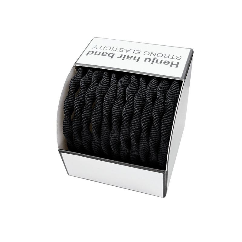 High ponytail hair rope, high elastic and durable rubber band, women's hair band 2025 new high-end headband headdress