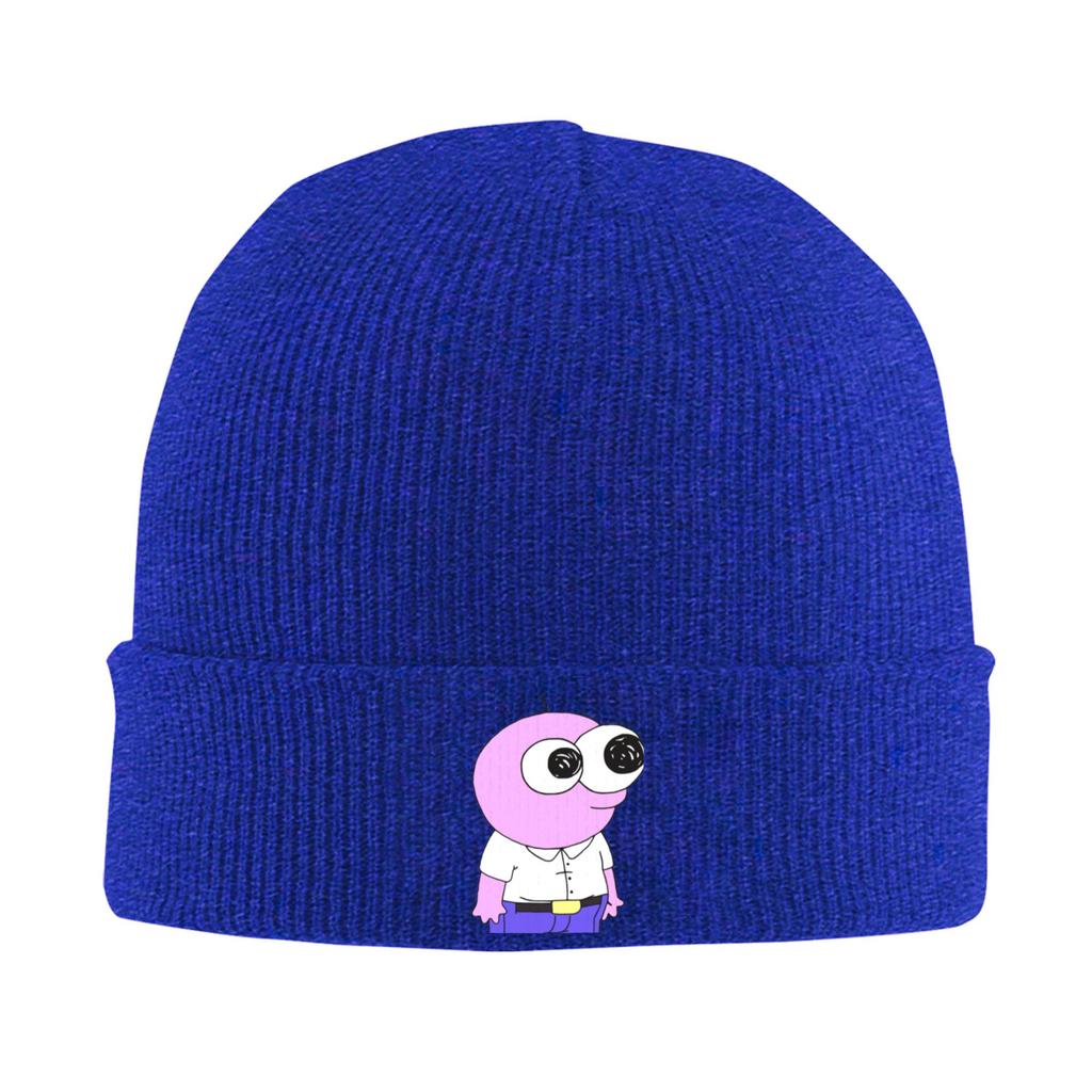Smiling Friends Beanie Hats  Bonnet Hats Unisex Adult Hip Hop Kpop Skullies Beanies Autumn Design Elastic Caps