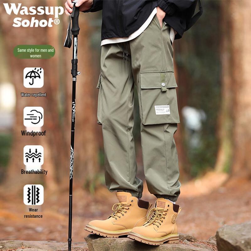 Wassup Sohot Men s Techwear Cargo Pants M