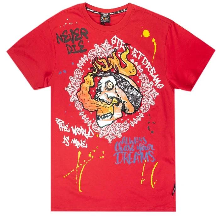 

Switch Mens The World Is Mine Remarkable Limited Edition Red Shirt NWT XL XL