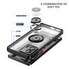 Armor Matte Case for Motorola Moto Edge 40 Neo Edge 30 Fusion Ultra Cover Ring Magnetic Holder Stand Business Full Protection