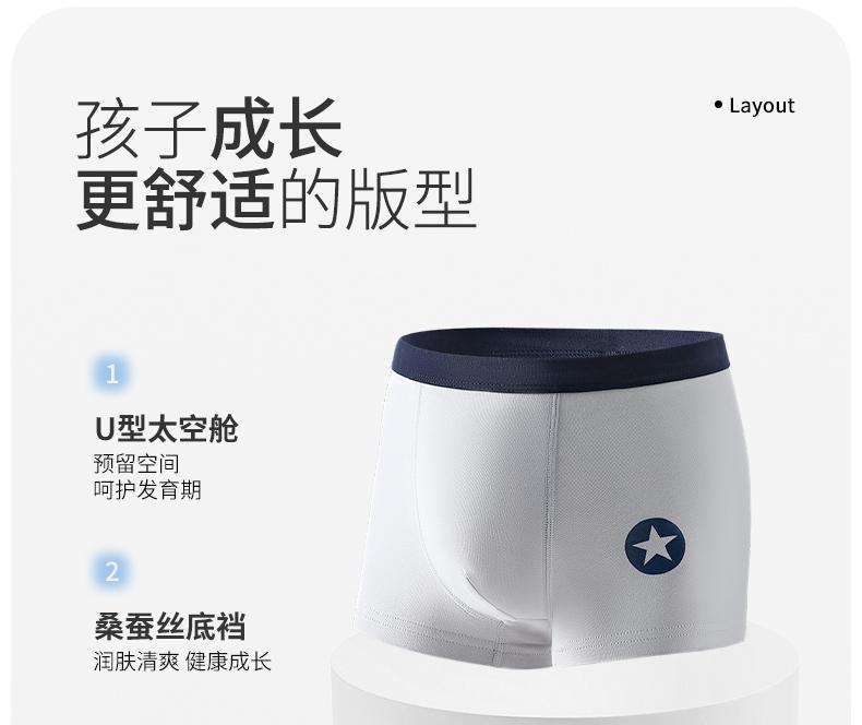 English Bolun Boys' Lycra Underwear Shorts
