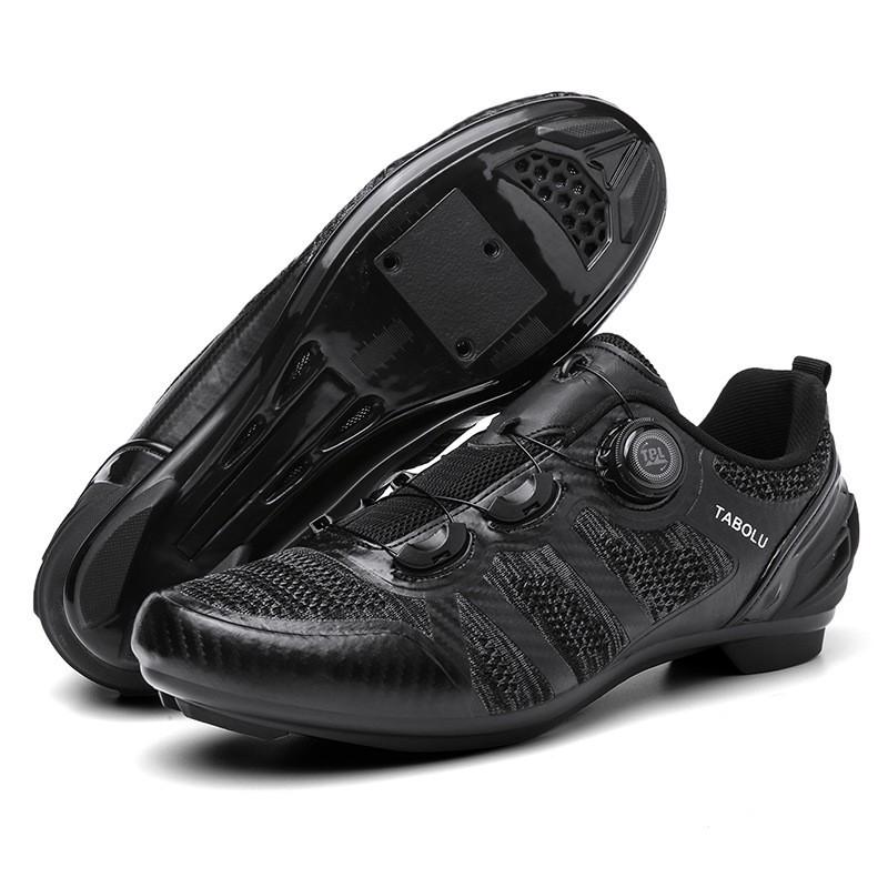 Breathable Cycling Shoes Road Mountain Bikes Unisex Lightweight Clipless Flat Pedal Options