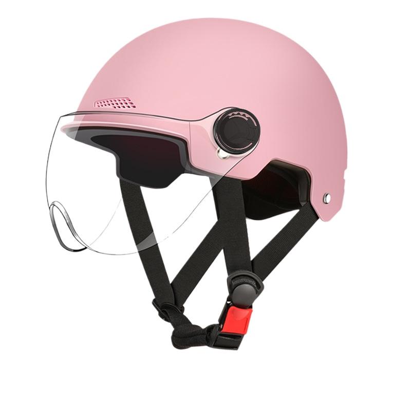 Helmet Electric Vehicle Women and Men Motorcycle Battery Car Half Helmet Summer Sun Protection Full Helmet Wholesale Riding Breathable and Lightweight