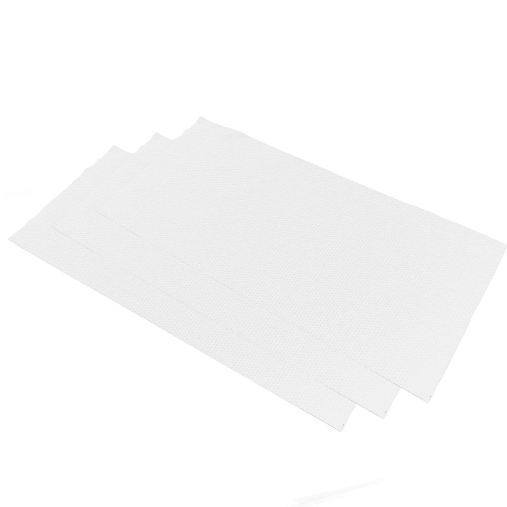 100pcs Disposable Hair Towels Strong Water Absorption Pearl Texture Soft Wood Pulp Cotton Towels for Footbaths Hotel White