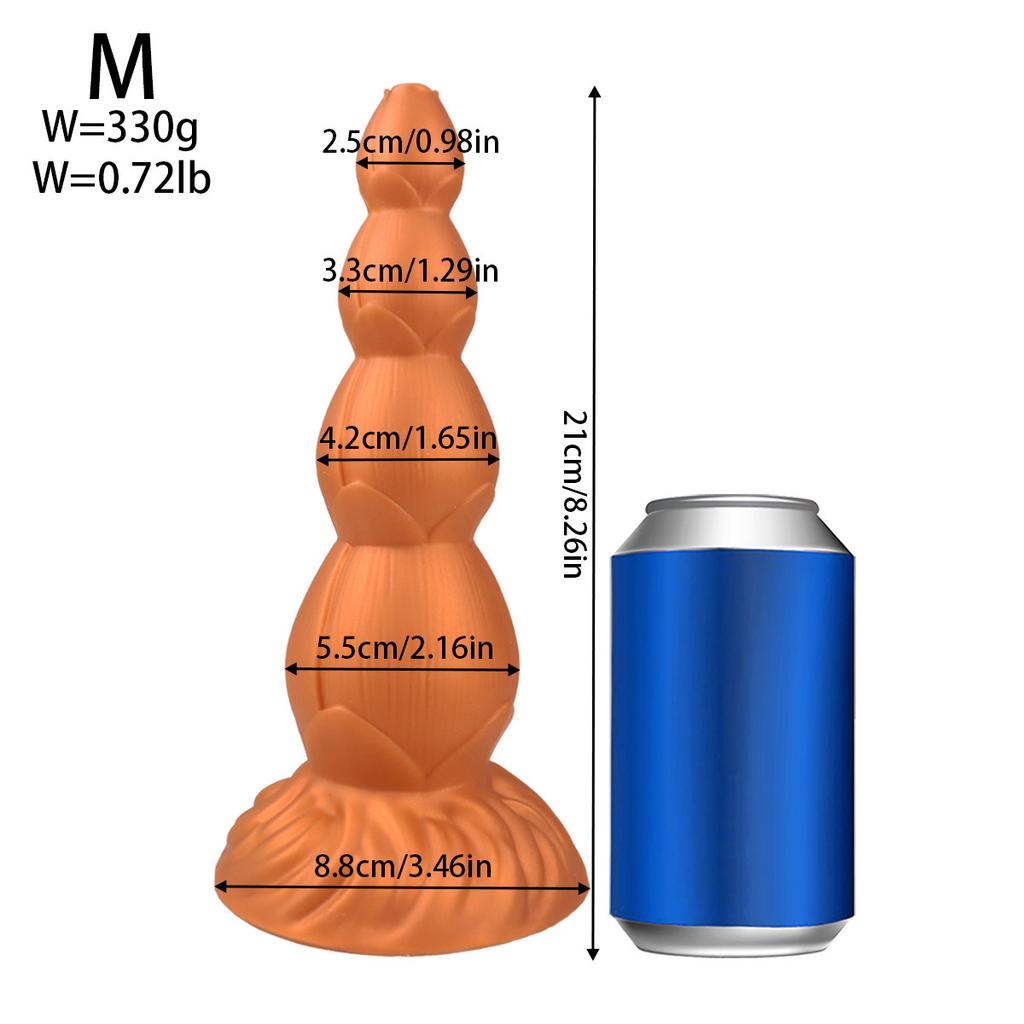 Silikon Extra Langer Analplug Dildo Sexspielzeug Masturbator für Männer und Frauen Strap-on Penis Realistischer Schwanz BDSM