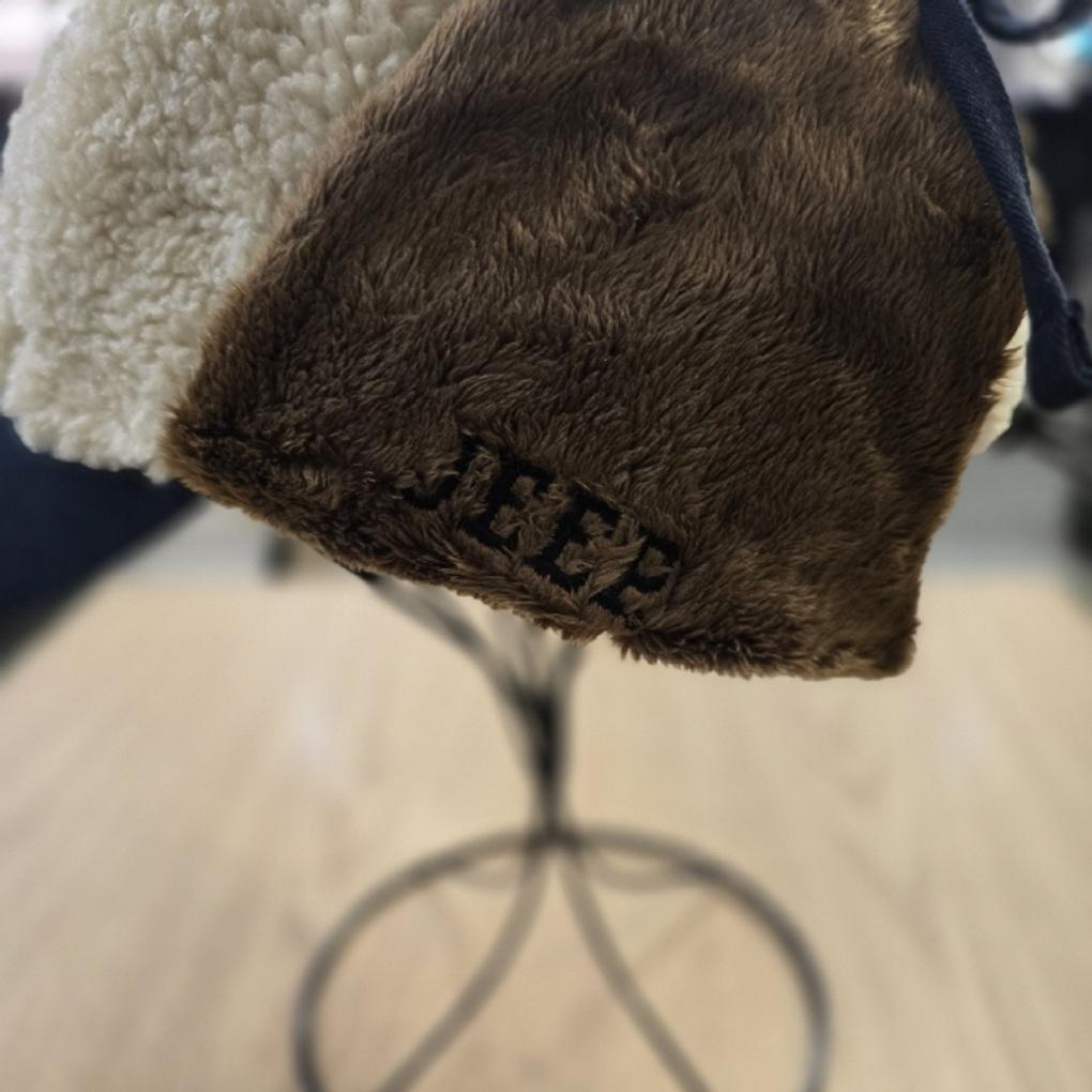 Jeep_Poggle Color Block Front Brim Earflap Hat_JP1GCU611