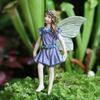 6pcs/lot Tinker Bell PVC Figure Dolls Garden Fairies Figurines  Mini Fairy Statue Figure Fairy Garden Ornaments Decorations