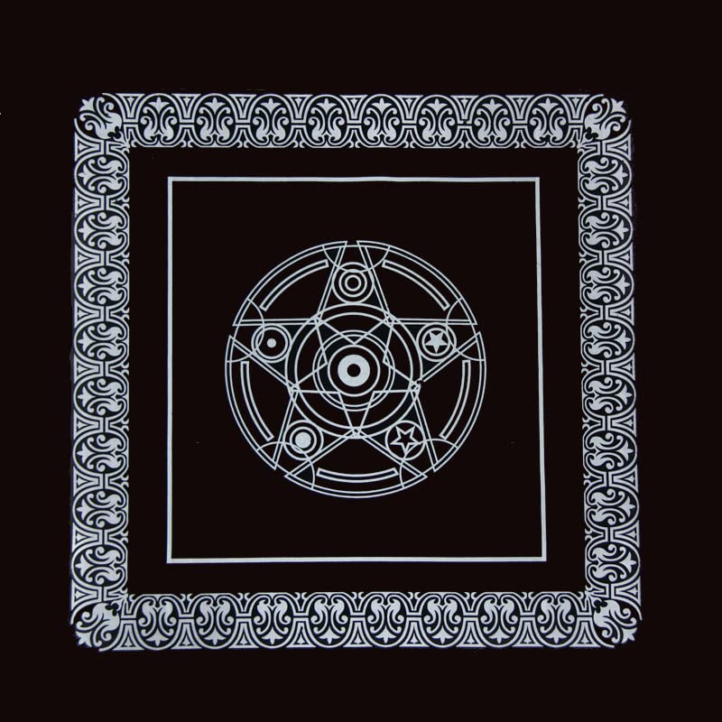KUROP Tarot Cloth Tarotové ubrusy typy tarotů (4 netkaná textilie)