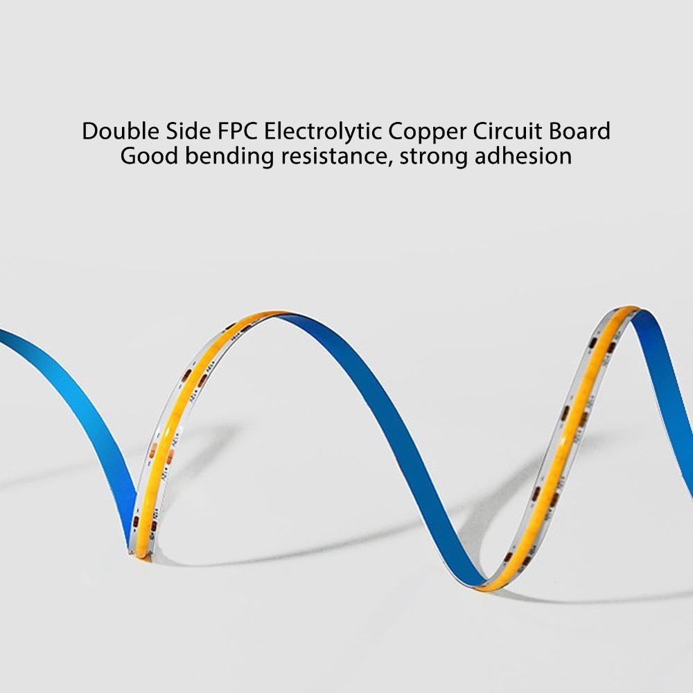 Flexible COB LED Strip Light 1000LM/M LED Tape Light High Brightness Light Strip  Outdoor Use