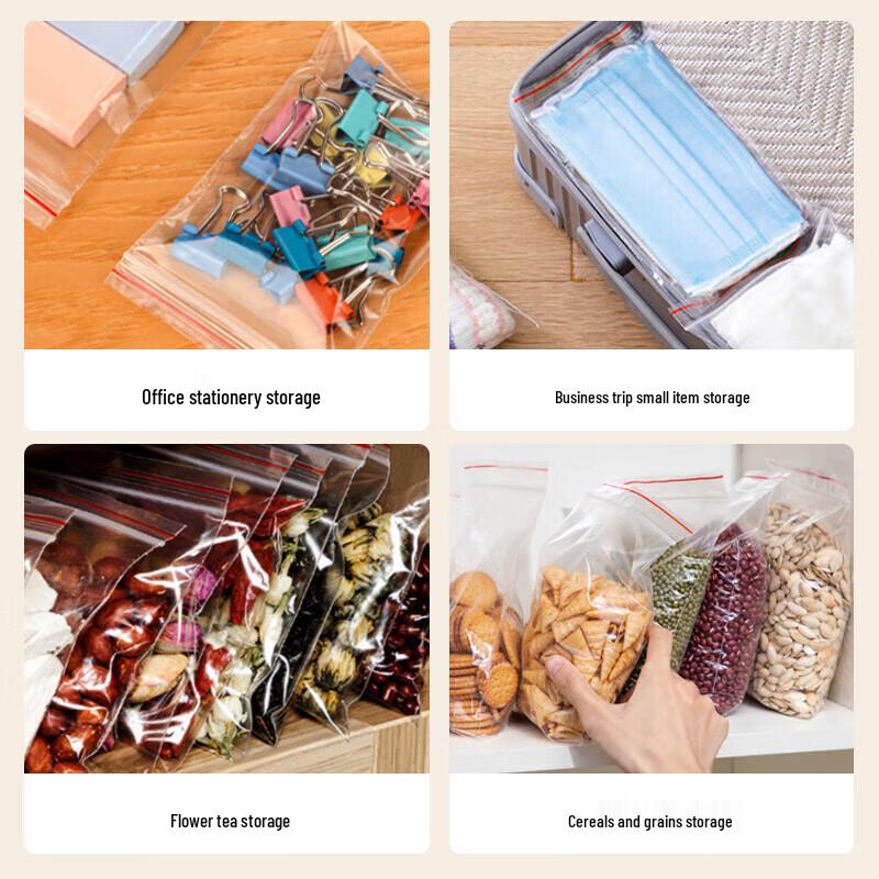 Meichu PE Food Storage Zipper Bags