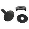 Tap Hole Cover Black Tap Hole Cover For Kitchen Organization Elegant Black Finish Hassle-Free Setup For Standard Sink Holes