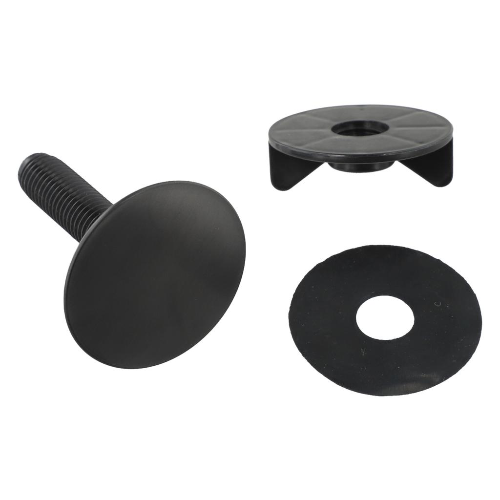 Tap Hole Cover Black Tap Hole Cover For Kitchen Organization Elegant Black Finish Hassle-Free Setup For Standard Sink Holes