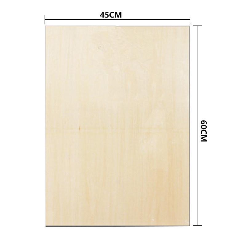 Birch Linden Wood Drawing Board for Art Students - Large, Thick, Filled Core Sketch and Painting Board