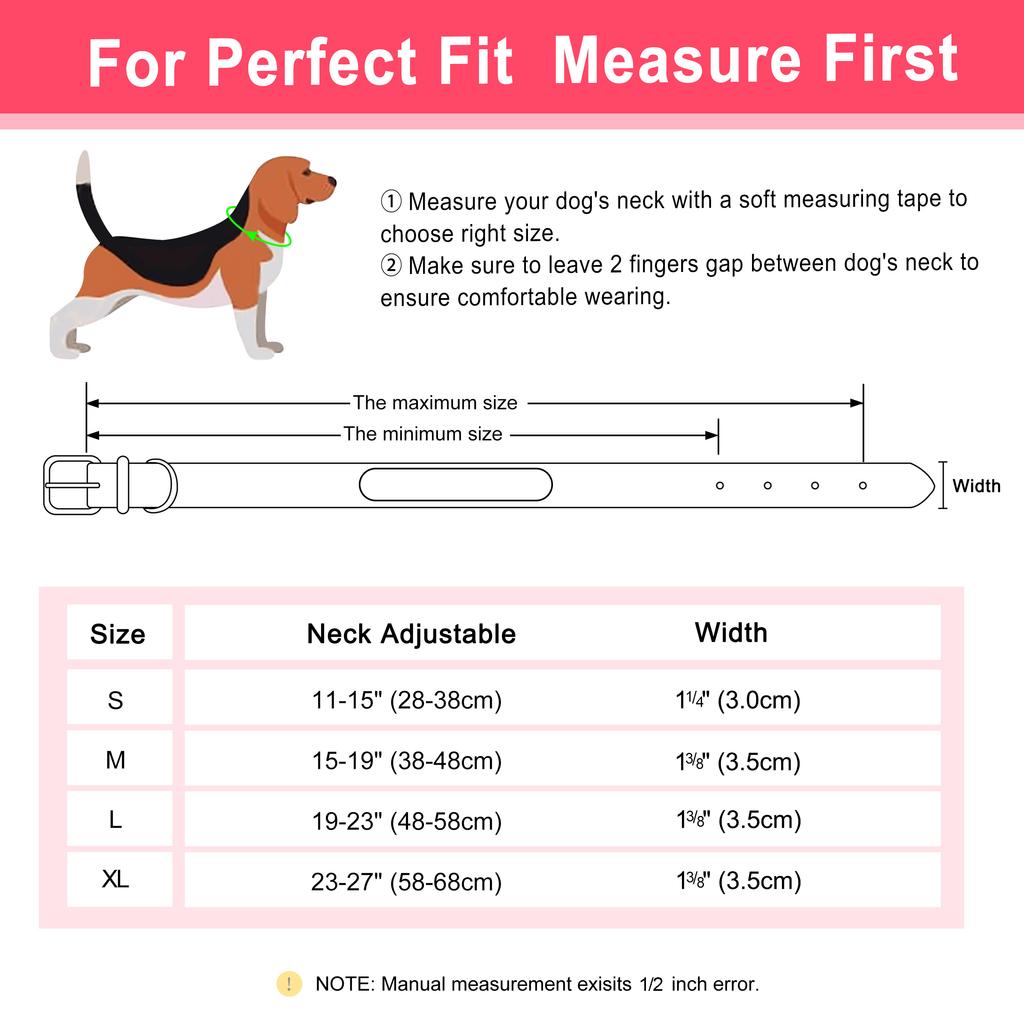 Reflective Dog Collar Free Personalized Dog Necklace Adjustable Engraving Pet Name Collars for Small Medium Large Dogs Pitbulls