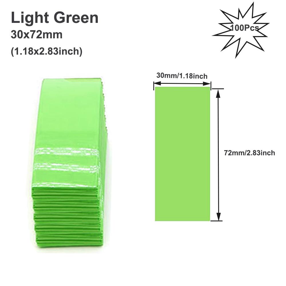 25-100PCS 18650 Battery Wrap PVC Heat Shrink Tubing Pre-cut Precut ZP