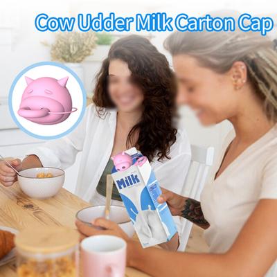 3pcs Cow-milk Box Cover Splitter 40*35mm Cow-milk Box Cover, Multifunctional Box Milk Splitter, Bottle Cap Black/white/pink