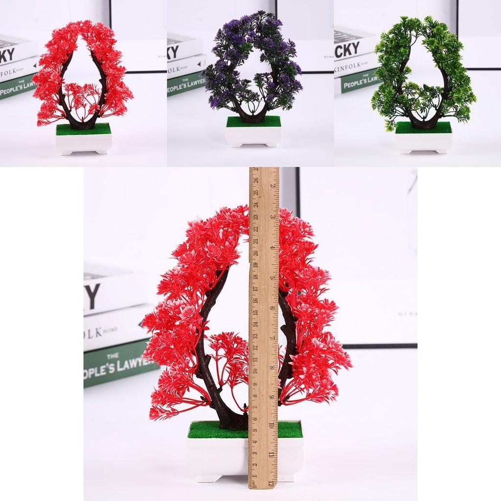 Artificial Heartshaped Chrysanthemum Plant With Plastic Materials For Home Office Decor