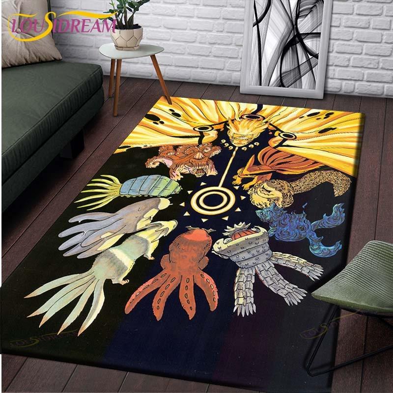 Anime Naruto Non-slip Rugs for Living Room Comfortable Carpet Soft Floor Mat Rugs for Bedroom Mat Area Rug Home Large Furry Mat