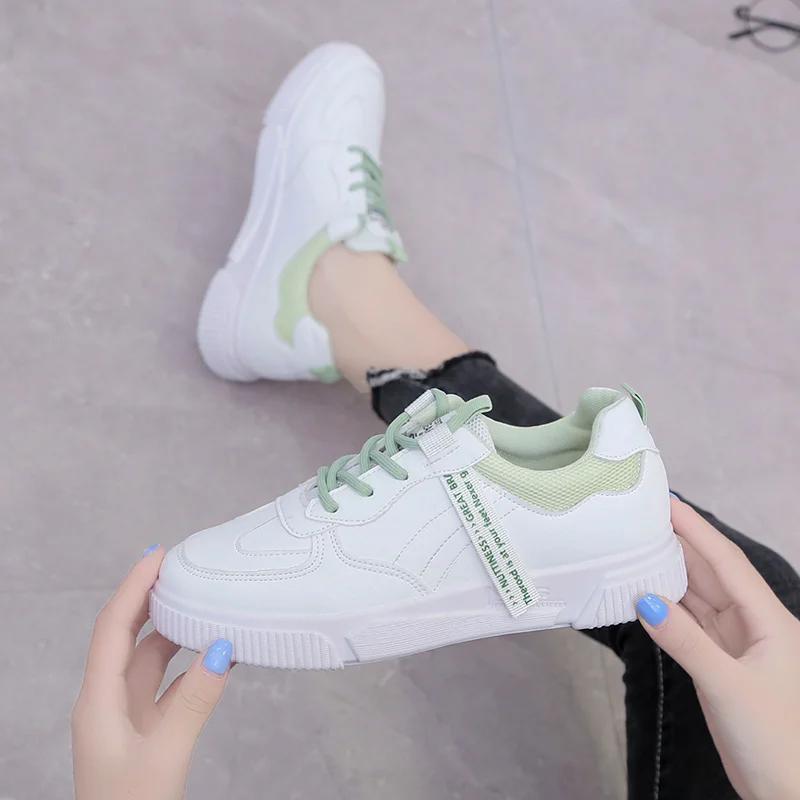 New Women's Sports Spring Autumn Lightweight Thick-soled Vulcanized Shoes Spring Running Casual Breathable Summer Female Shoes