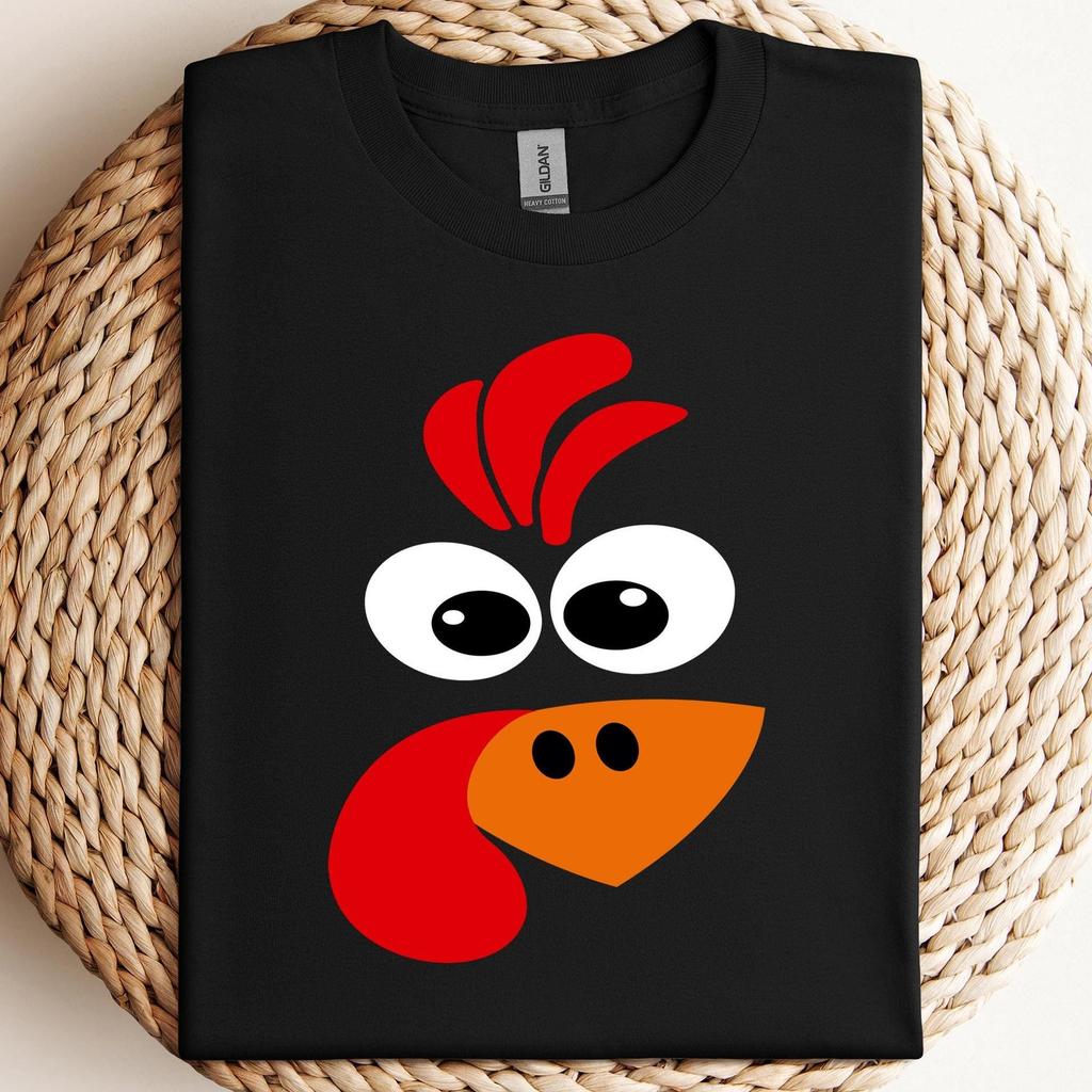 Cute Turkey Face Thanksgiving Shirt and kids tshirt | Matching Thanksgiving Shirt and kids tshirts