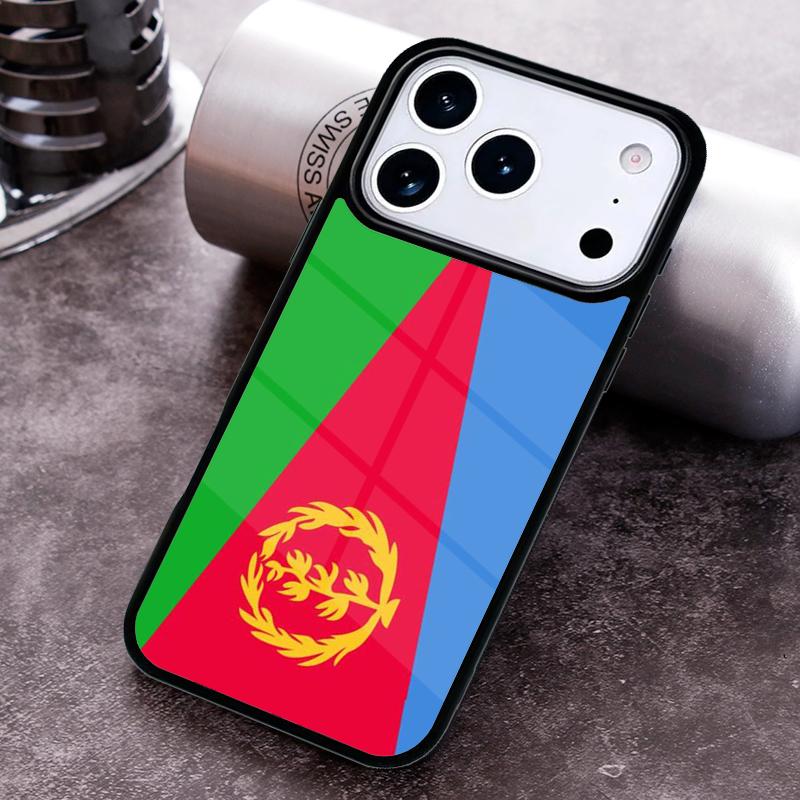 Eritrea Flag Phone Case For iPhone 17 16 15 14 13 12 11 Pro Max Plus 17Air Soft Silicone Cover
