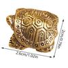 1Pc Antike Massivmessing Schildkröte Ornamente Langlebigkeit Tier Skulptur Home-Office Schreibtisch Dekorative Simulation Ornament