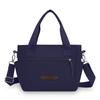Nylon Shoulder Bag Women's Tote Bag Solid Color Portable Crossbody Bag