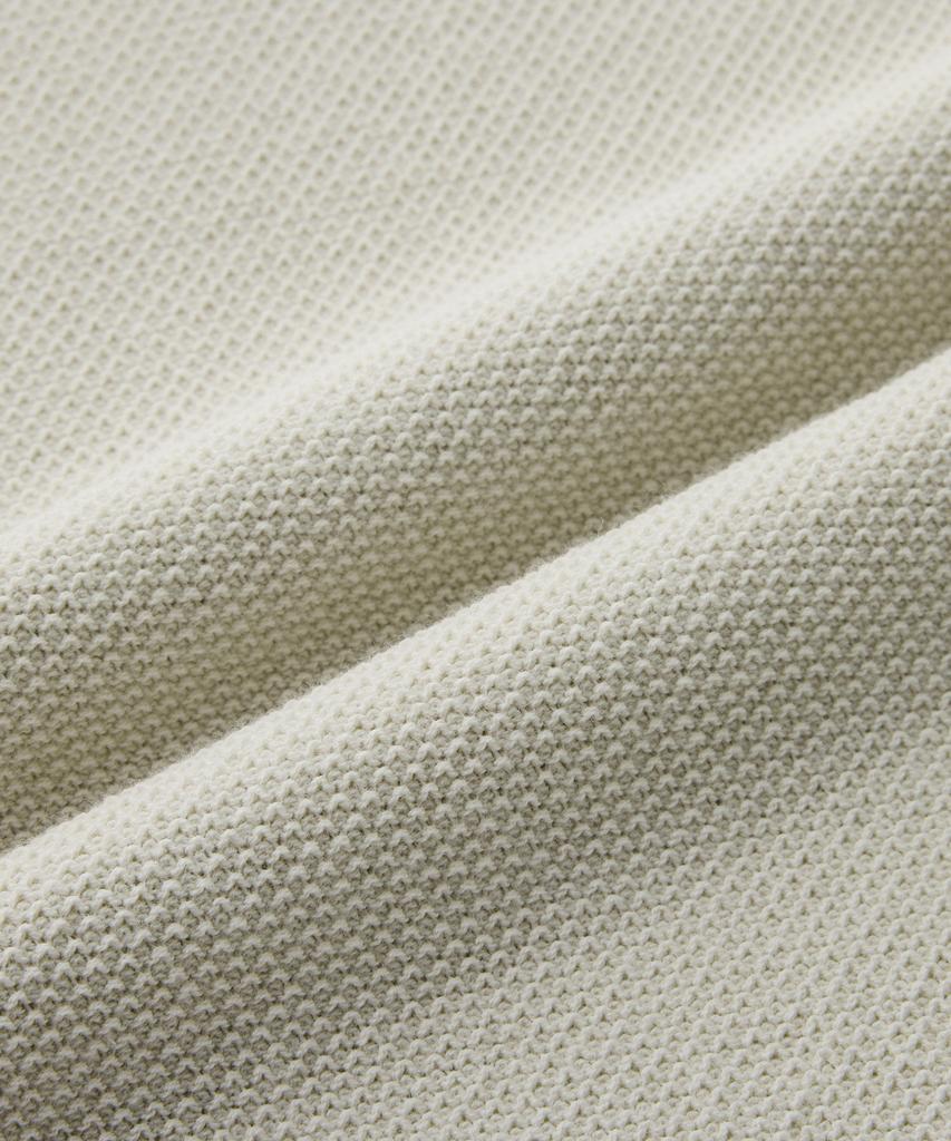 STCO Round Kaneko Texture Solid Knit_Ivory (Semi-Oversized Fit)_Sktxb57Nsi