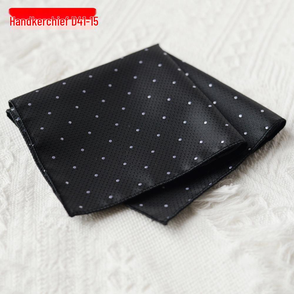 Men's Polyester Silk Pocket Square Handkerchief for Business, Formal, and Wedding Attire.