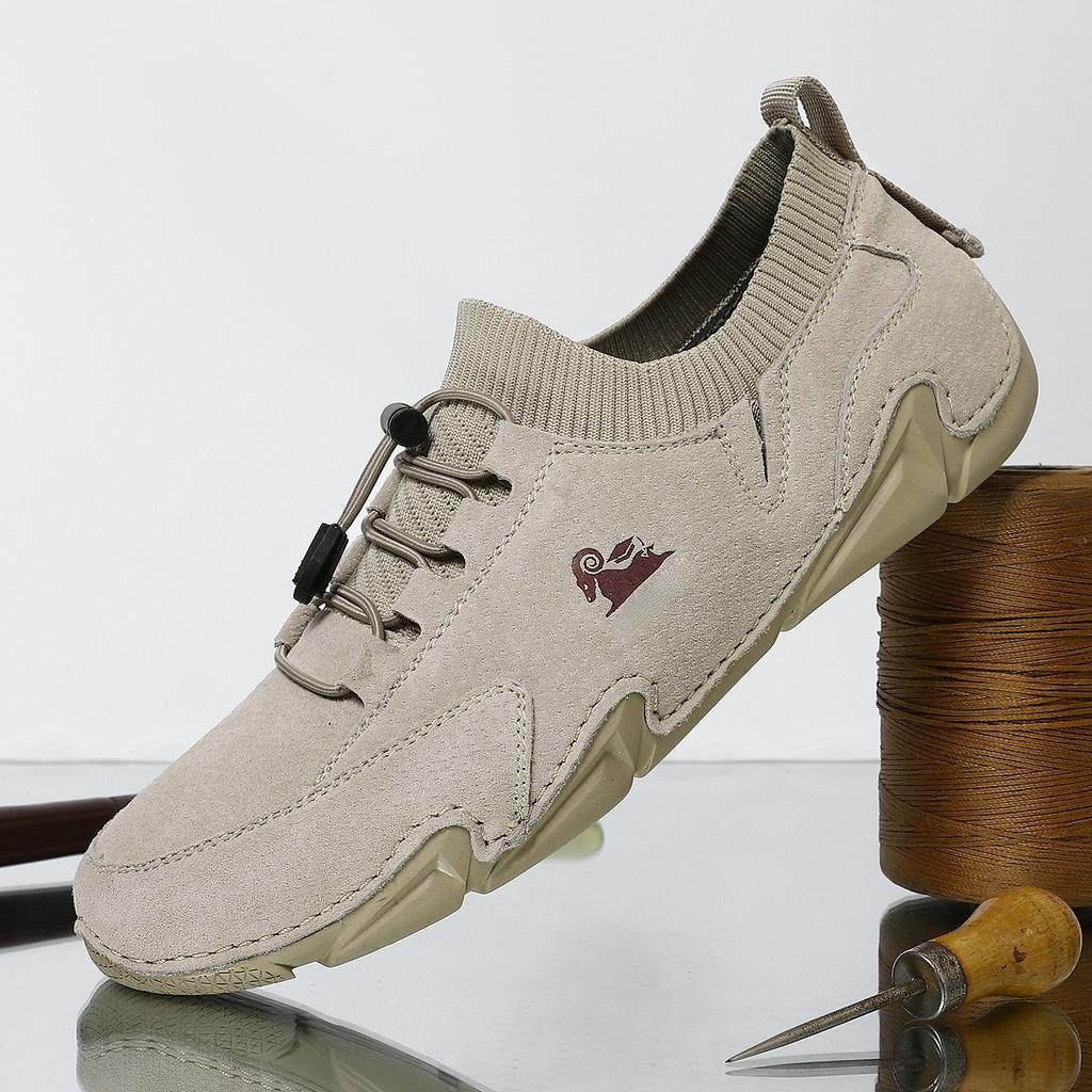 Leather popular men's shoes low-top men's casual shoes Martin shoes men's octopus men's shoes socks large size shoes