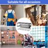 Power Tool Rack Electric Drill Holder Wall Mount Organizer Wrench Tool Workshop Screwdriver Power Storage Shelf Accessories