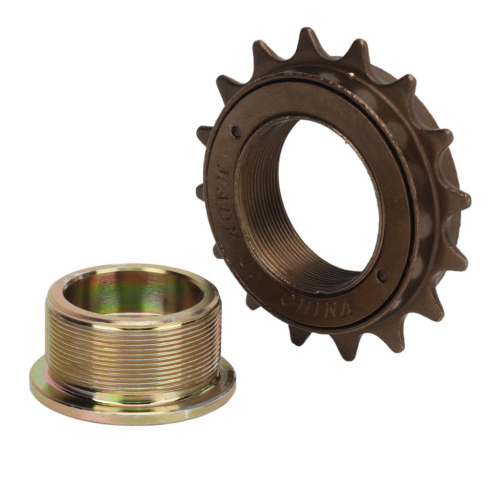 16 T Single Speed Bike Bicycle Freewheel 16 Teeth Single Speed Freewheel Flywheel Sprocket Bike