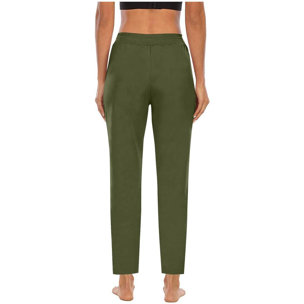 Yoga Pants Women High Waist Straight Leg Joggers Lightweight Hiking Casual Athletic Workout Trousers with Pockets