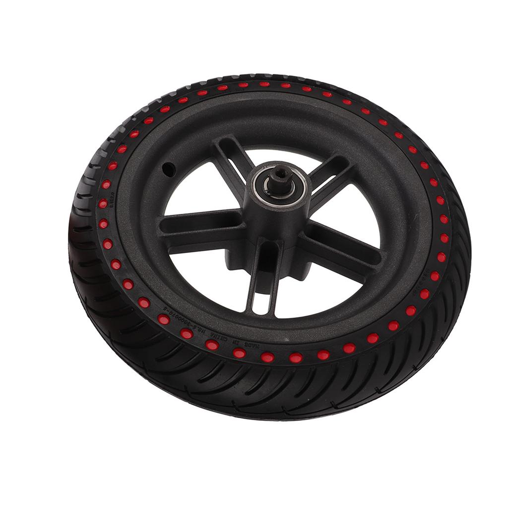 Electric Scooter Rear Tire Honeycomb Replacement Rubber Electric Scooter Wheel for Xiaomi M365 1s Lite Red