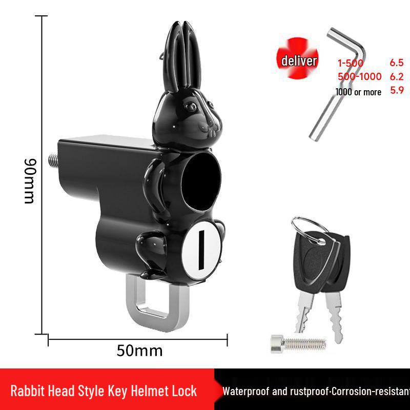 Κλειδαριά Κράνους Αντικλεπτική για Ηλεκτρικά Οχήματα και Μοτοσυκλέτες