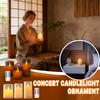 Led Simulated Electronic Candle Lamp Realistic Flame, Creating A Cozy Ambiance
