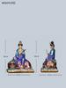 Buddha Statue of Bodhisattva Samantabha, Resin Crafts, Manjushri Bodhisattva Buddha Statue, Home Décor Statues
