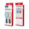 Lightweight Ergonomic Design Tennis Rackets Set Strong  Plastic Tennis Rackets Simple to Operate Pair for NS2 Switch2