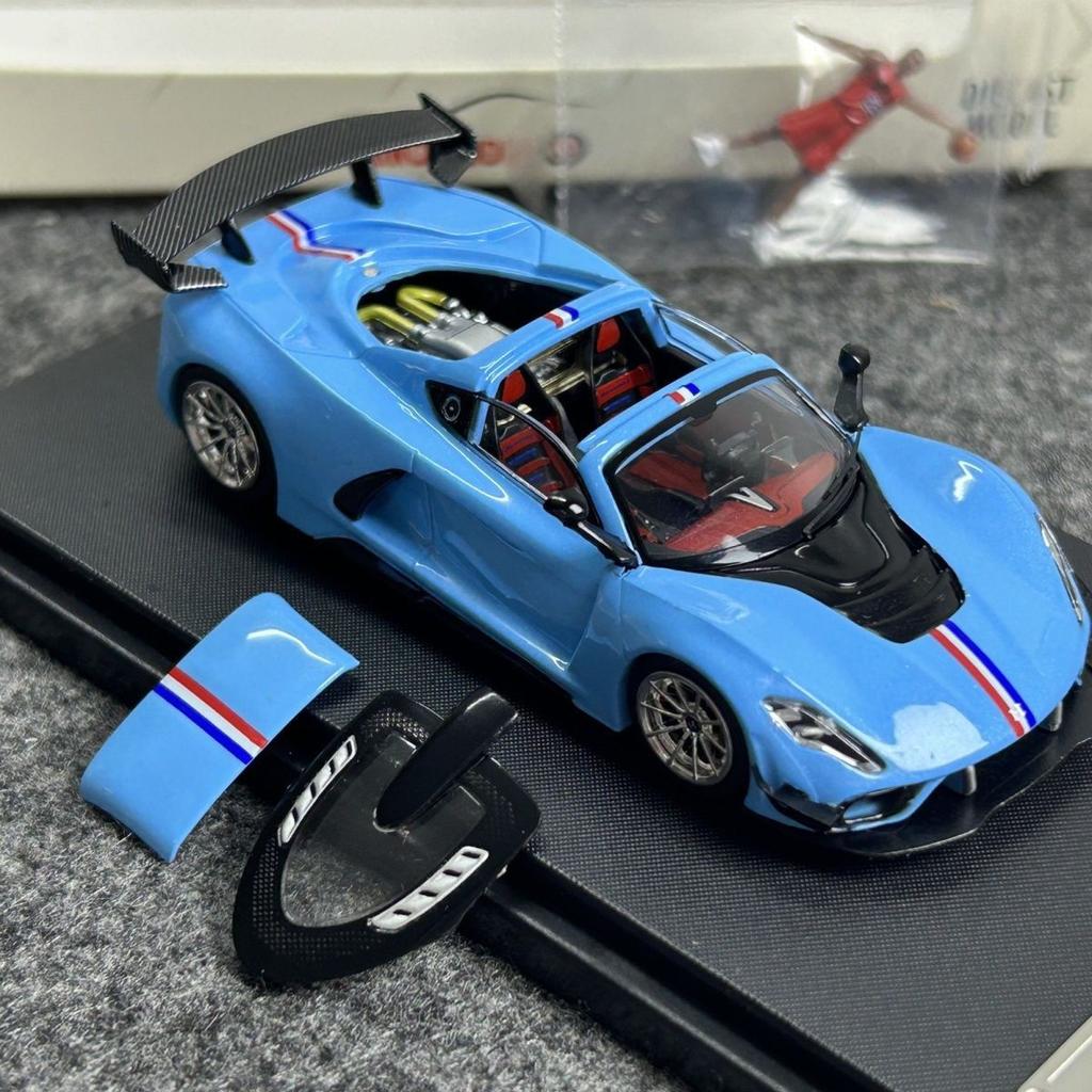 RM 1/64 Hennessey Venom F5 Alloy Racing Car Diecasts & Toy Vehicles Car Model Miniature Scale Model Car For Children