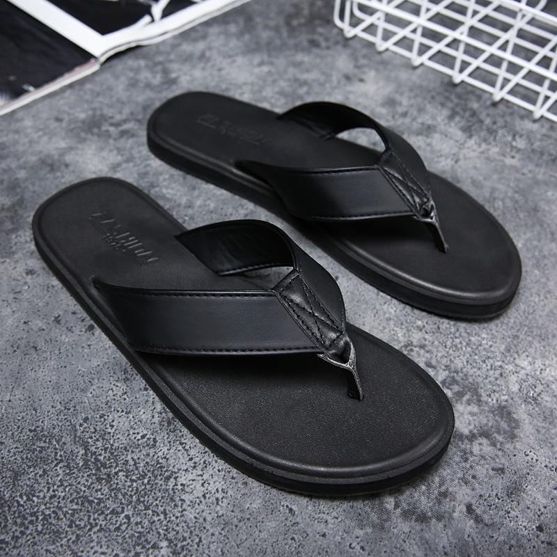 Summer Hot Selling Soft Soled Comfortable Flat Shoes Anti Slip Men's Home Slippers Outdoor Commuting Men's Fashionable Sandals