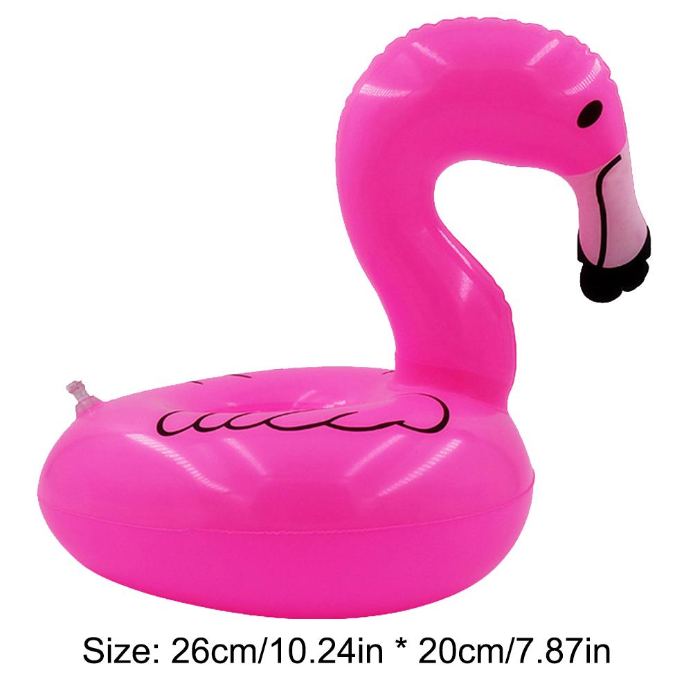 1pc Inflatable Cup Holder Flamingo Drink Holder Swimming Float Bathing Pool Party Decoration Bar Coasters Pool Accessories